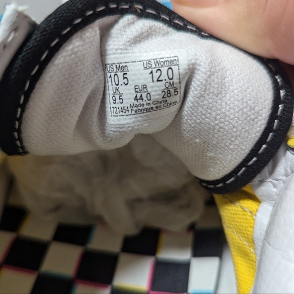 Vans Old Skool Sneakers With "Crazy Check" Checkered Print. - Picture 5 of 8